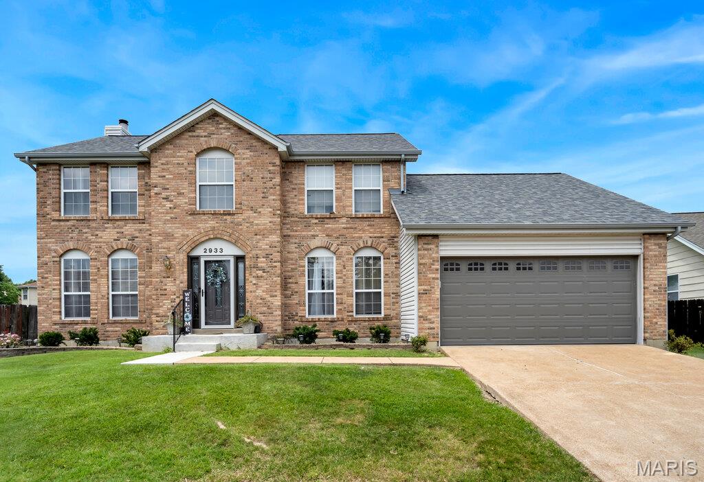 Fantastic opportunity to own this beautiful two-story brick home in the sought-after Willow Creek community!
Step inside to find a welcoming formal living room, separate dining room, and a spacious family room that flows seamlessly into the large kitchen, complete with a center island—perfect for everyday living and entertaining. Expansive windows across the front and back of the home fill the space with abundant natural light, creating a bright and inviting atmosphere.
Upstairs, you'll find a cozy loft, a spacious primary suite with a private ensuite bath, and two additional bedrooms that offer comfort and flexibility for family, guests, or a home office.
The finished lower level expands your living space with a large recreation room, a separate sleeping area, and a full bath, making it ideal for entertaining, hosting overnight guests, or creating a private retreat.
Outside, enjoy the large, fenced, park-like backyard—perfect for relaxing, gardening, pets, or outdoor gatherings.
This home also offers exceptional peace of mind with numerous recent updates, including a new roof and gutters (2020), A/C system (2020), water heater (2022), and furnace (2024). The curb appeal has been further enhanced with a new front door (2021) and garage door (2021). These major improvements provide lasting value, improved energy efficiency, and low-maintenance living for years to come.
Don't miss your chance to make this wonderful Willow Creek home your own!
