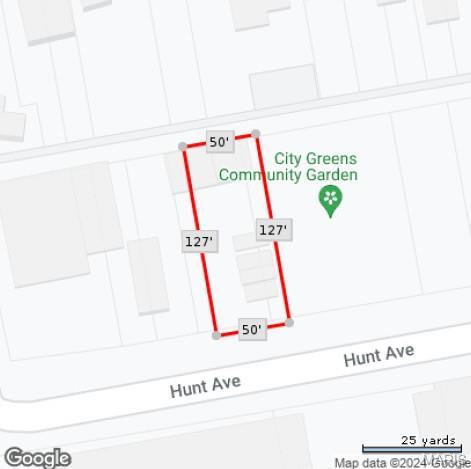 Level infill Lot located in the Forest Park Southeast neighborhood.  The property is approx. 50' wide by 127' deep.  

The adjoining properties (4481, 4483 and 4487 Hunt) can be acquired together to provide approx. ~0.50 acres of contiguous ground.