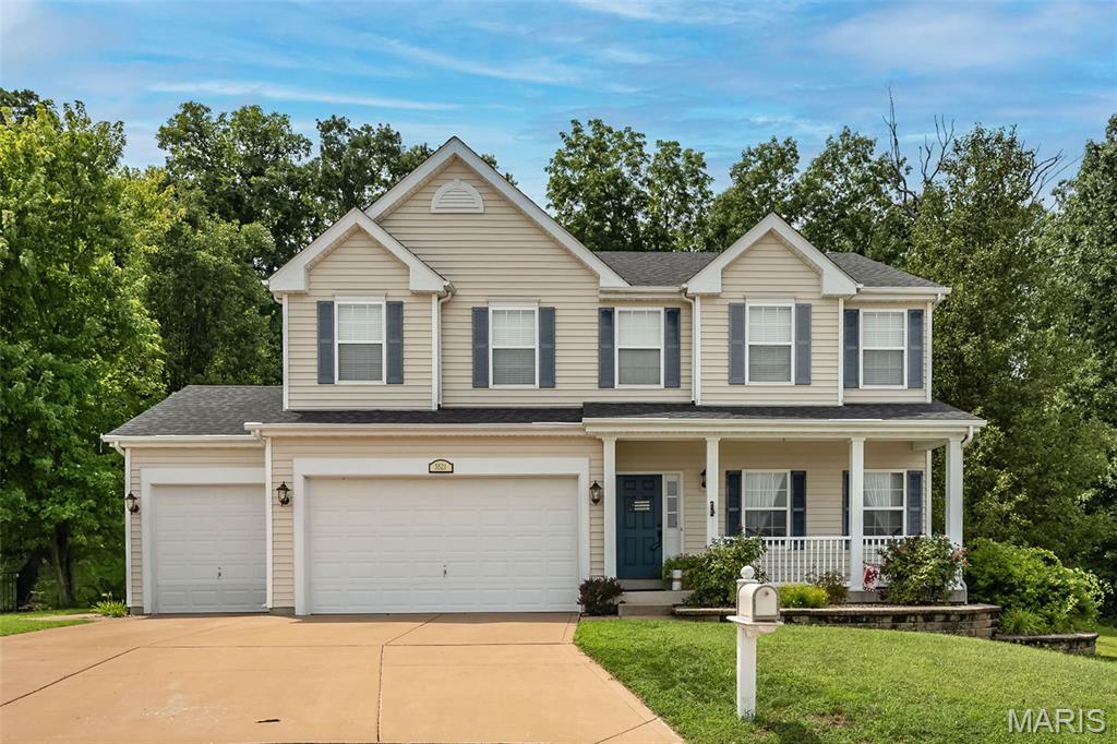 Welcome to 5521 Regency Woods Manor, where extra space, a peaceful setting, and a flexible floor plan come together on a beautiful half-acre lot in Imperial! Tucked away on a quiet cul-de-sac and backing to mature trees, this 3-bedroom, 2.5-bath home offers a wonderful sense of privacy while providing plenty of room to live, work, entertain, and unwind.

Inside, you'll find inviting living spaces designed for both comfortable everyday living and gathering with family and friends. Upstairs, the versatile loft creates an added bonus you don't find in every home. Turn it into a home office, playroom, reading nook, gaming area, or a cozy second living space—the choice is yours. Three bedrooms and two full baths complete the upper level, providing plenty of space to settle in and make the home your own.

The possibilities continue downstairs, where a finished room in the basement offers even more usable living space. Whether you envision a home gym, media room, hobby space, guest area, or recreation room, there's room to make it happen. Plus, the remaining unfinished basement space provides valuable storage and the opportunity to create additional finished living areas in the future.

Step outside and you'll quickly see what makes this property special. The beautiful .5-acre lot gives you room to enjoy the outdoors, while the tree-lined backdrop adds privacy, shade, and a peaceful view. Imagine relaxing outside after a long day, entertaining on the weekends, or simply enjoying the changing seasons surrounded by nature.