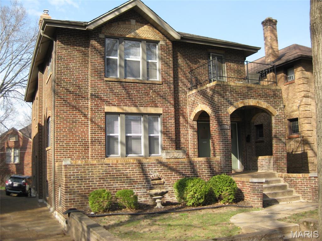 Well maintained two-family property, each unit being three bedrooms and one bath.  Upper floor is currently rented at $1995 per month and main floor is vacant giving the new owner the rare opportunity to blend homeownership and reside in the main level with income generated by the upstairs unit.  Tons of natural light, beautiful wood floors, open spaces, and laundry in the basement with the washers and dryers included.  This properties high demand for rental and home ownership generated by the location in sought after University Park neighborhood, close to Clayton, Washington University, Forest Park, and some of St. Louis’ best dining and entertainment.