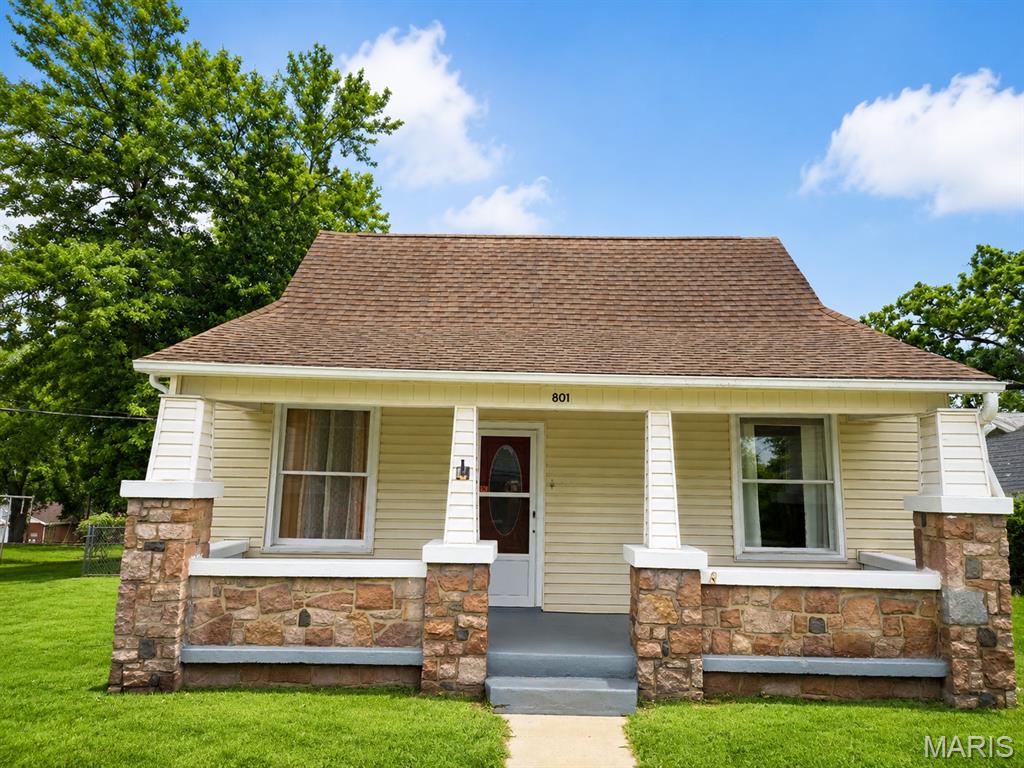 Step inside and discover there’s more than meets the eye with this charming 1-story home offering spacious rooms, a functional layout, and a huge fenced backyard! Featuring 2 generously sized bedrooms, 1 full bath, and a 1-car detached garage, this home is a great fit for anyone starting out, or simplifying life. Enjoy relaxing mornings on the large covered front porch or fire up the grill on the oversized back deck overlooking the flat backyard — perfect for pets, play, gardening, or entertaining. All appliances stay, making move-in even easier!
The partially finished walk-out lower level adds for extra storage.