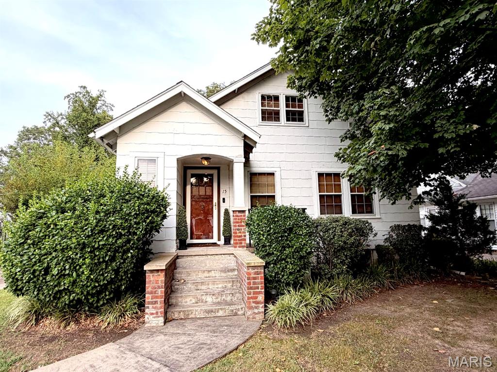 Charming Turn-of-the-Century Bungalow with Character, Updates & Abundant Storage

Step into the charm and character of a beautiful turn-of-the-century bungalow located within city limits! This inviting home features gorgeous original woodwork, hardwood floors throughout the main level, and a warm, timeless feel that blends historic details with thoughtful updates.
The main level offers two comfortable bedrooms, a remodeled bathroom, a spacious living room with a gas fireplace, and a delightful breakfast room. The kitchen was repainted in 2021, and all appliances stay with the home. Upstairs, you'll find a large bedroom with built-in storage and a mini-split system providing both heating and cooling.
The unfinished basement offers additional versatility with a laundry room, bedroom, and plenty of storage space. Throughout the home, you'll find an abundance of closets, built-ins, and storage options.
Enjoy the outdoors from the back deck overlooking the beautifully landscaped yard. The detached garage is equipped with power outlets, ceiling lights, and a powered garage door, making it a great space for parking, hobbies, or additional storage.
Numerous improvements provide added peace of mind, including remodeled bathrooms in 2020, attic insulation added in 2021, and replacement fireplace logs in 2025. The property also benefits from weekly lawn care and quarterly pest control.