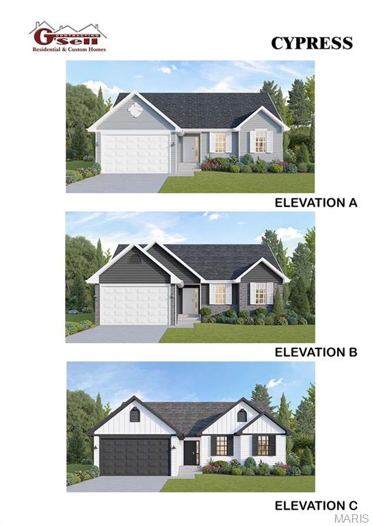 Several lots to choose from, including walk-out, flat and cul-de-sac lots.  Choose from 8 models:  Ranch models include, The Del Rio with 1,272 sq ft, 3 Bed and 2 full Bath, and 2-car garage--The Cypress with 1,426 sq ft, 3 Bed and 2 full Bath, and 2-car garage--The Dogwood with 1,766 sq ft, 3 Bed and 2 full Bath, and 2-car garage--The Hickory with 1,600 sq ft, 3 Bed and 2 full Bath, and 3-car garage.  1 1/2 Story, The Pine model with 1825 sq ft, 3 Bed and 2 1/2 Bath, and 3-car garage.  Several 2-story plans to include the Red Bud I with 2,054 sq ft, 4 Bed and 2 1/2 Bath and 2-car garage, The Pin Oak with 2,196 sq ft, 4 Bed and 2 1/2 Bath and 2-car garage, and The Sycamore model with 2,445 sq ft and 4 Bed and 2 1/2 Bath, and 2-car garage.