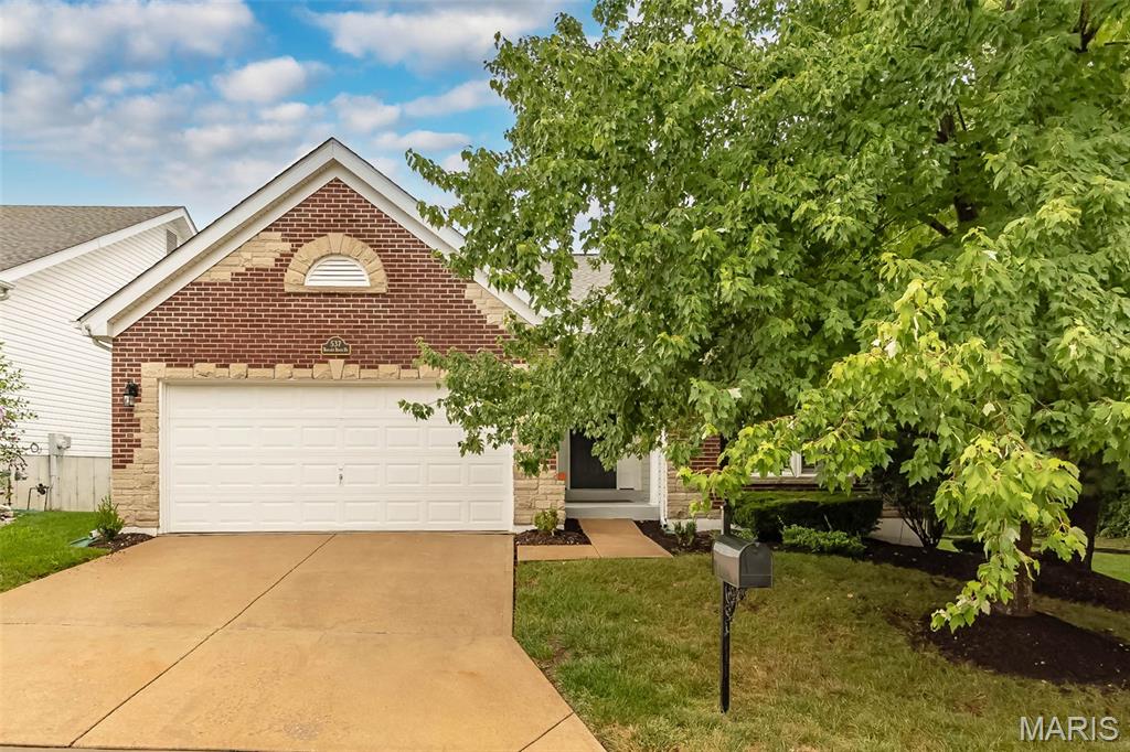 Practically brand new from top to bottom, this stunning ranch is ready to impress! Soaring vaulted ceilings, abundant natural light, luxury vinyl plank flooring, and a striking gas fireplace create a bright, open living space that feels both stylish and welcoming.
The showpiece kitchen has been completely refreshed in 2026 with brand-new cabinetry, quartz countertops, sink, and garbage disposal, creating the perfect space to cook, gather, and entertain. A skylight, oversized center island, stainless steel appliances, and floor-to-ceiling cabinetry complete this modern masterpiece.
The updates continue throughout the home with new bathroom vanities, countertops, mirrors, and a new primary bathroom toilet, giving both baths a fresh, contemporary feel. Additional 2026 improvements include new smoke and carbon monoxide detectors, new ceiling fans, updated ceiling lighting in the hall, laundry room, and closet, plus fresh paint throughout, making this home truly move-in ready.
The spacious primary suite offers a relaxing retreat with vaulted ceilings, while the open floor plan provides comfortable everyday living and effortless entertaining. Outside, enjoy a backyard with plenty of room to relax, garden, or host family and friends.
Located in a desirable O'Fallon neighborhood close to parks, shopping, dining, and major highways, this beautifully updated home delivers the modern finishes buyers are looking for without the wait. Come see why this one stands out from the rest!