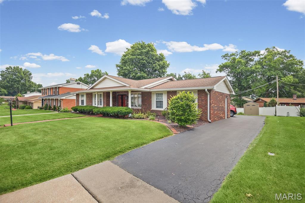 Exceptional quality and meticulous care define this beautifully maintained brick ranch style home. Offering 4 bedrooms and 2.5 baths, this residence combines the convenience of one-level living with an abundance of functional space. the expansive family room provides an inviting setting for everyday living and entertaining, while the very large basement is not finished, with only one finished room, 1/2 bath and a stand-alone shower. Step outside to the brand-new oversized deck, perfect for enjoying morning coffee or hosting gatherings. Additional highlights include a two-car attached garage, along with and HVAC system and water heater that are approximately three years old. Home is being sold AS IS. Seller will provide city occupancy.