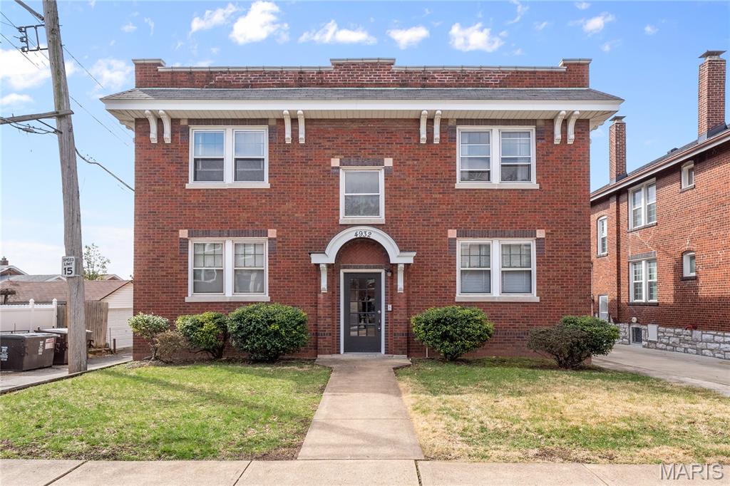Welcome to this classic brick 4-family located in the Northampton neighborhood. Close to restaurants, public transportation, shopping, parks and more! You (and your tenants) will love being walking distance to so many south city favorites like Golden Hoosier, Bud's Pizza, Pipers Coffee & Uncle Bill's! Each unit features original hardwood floors  and lots of windows. All layouts are similar with a living room that opens to a dining room, private bedroom, full bath, kitchen & a sunroom. The basement has laundry hook ups and plenty of storage. A fenced in backyard and 3 car garage are out back. Two leases are month-to-month with 2 on long term leases. The current rents are $945, $925, $900 and $875. This is a great building to owner occupy or add to your portfolio!