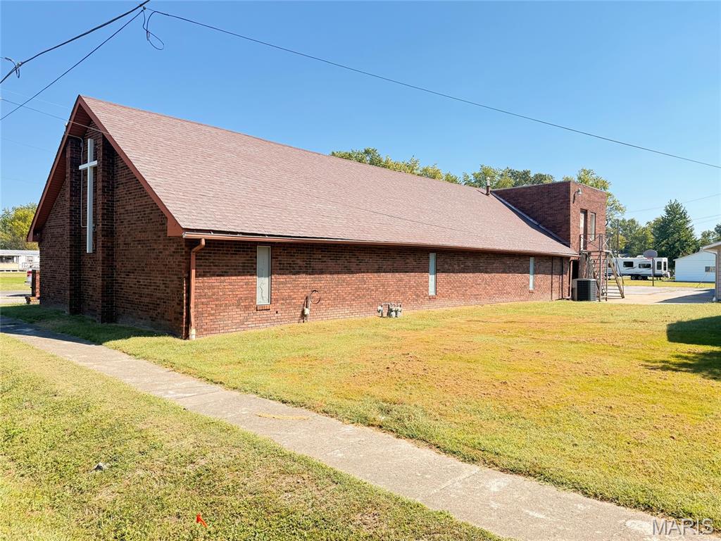 Approximately 6,100+ Square Feet of Possibilities for Only $180,000! Here's an opportunity to purchase a substantial brick commercial property at an exceptionally affordable price—less than $30 per square foot. Located in Odin, Illinois, this unique property includes two separate buildings totaling approximately 6,100 square feet, creating an incredible range of potential uses.

The approximately 4,000-square-foot all-brick main building offers a spacious open sanctuary area, offices, classrooms, restrooms, and approximately 4,000 square feet on two levels. The existing layout could lend itself to a variety of future uses, subject to zoning and local approvals, including professional offices, meeting or event space, educational facilities, studio space, residential conversion, or other commercial applications.

The separate approximately 2,100-square-foot building includes a large fellowship/event area, kitchen, and two bathrooms—an especially attractive feature for an event center, wedding venue, reception facility, community center, meeting facility, or catering-related use.

Plenty of parking and a paved parking lot add to the property's functionality and appeal.

At $180,000, you're getting approximately 6,100 square feet across two buildings for under $30 per square foot. For an investor, entrepreneur, event-venue operator, professional, or creative buyer willing to explore the possibilities, this property offers a tremendous amount of space at a very attractive price point.

Church, event center, wedding venue, offices, community facility, residential conversion, or something entirely different—the possibilities are worth exploring. Buyer and buyers agent to verify zoning, permitted uses, and any required approvals. Buyer and buyers agent to verify ALL MLS data and all other information.