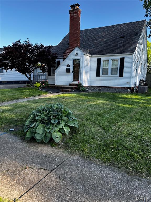 This adorable 3 bedroom, 2 bath house is ready to be called home.  The house features an open concept living room and dining area.  A fireplace adds charm and a cozy feeling on chilly nights to the living area.  The kitchen was updated with new cabinets and appliances in 2020 and the kitchen appliances stay with the home.  The main level has two bedrooms with an updated stylish bathroom. The primary bedroom has an attached full bath and walk-in closet and allows for privacy from the main level. The basement has a large laundry room, a separate storage and utility rooms. There is a nice sized family room relaxing or entertaining along with a custom dry bar and an area for a table.  The deck is huge at the back of the house, newly painted and partially covered.  The backyard is fenced along with a large side yard to enjoy. The home also has a detached one car garage and covered carport .    This house is ready to move in and enjoy. Call your favorite agent today, this house is ready to sell.