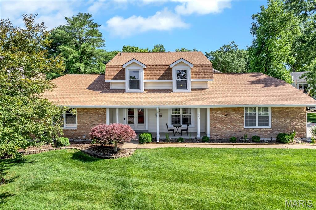 Tucked away on a quiet cul-de-sac in sought-after Chesterfield, this spacious 5-bedroom, 2.5-bath home offers the perfect blend of comfort, space, and opportunity. Located in a private subdivision with beautiful lakes, enjoy peaceful evening walks, fishing, and the kind of neighborhood charm buyers are searching for. The functional floor plan features a main-floor primary suite, additional bedroom, full and half baths, and convenient main-floor laundry. Gather around the cozy gas fireplace, host dinners in the separate dining area, and enjoy cooking with a gas stove in the kitchen. Upstairs offers three additional bedrooms and a full bath, while the oversized fully screened-in three-season room overlooks the private backyard and creates the perfect space to relax or entertain nearly year-round. Additional features include a partially finished basement, attached two-car garage, and endless potential to make this home your own in one of Chesterfield’s most desirable communities.