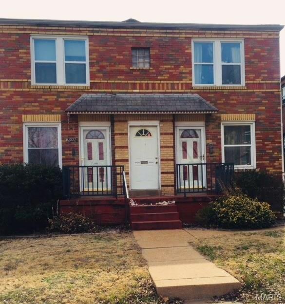 Excellent Brick building with front porch for Plants.  Entry thru front door to living room with Hardwood flooring open to the hall that takes you to galley style kitchen with room for small table or cafe style dining set.  Refrigerator and stove are there for your convenience.  Hall to full bath.   Bedroom has hardwood flooring and can hold a queen size bed. Door to rear hall stairs to access to rear yard and lower level that provides a storage bin and a laundry hookup for you to bring your own washer and dryer, some open storage in lower level too.   Some parking in rear and on street in front.   1 pet subject to landlord approval.   Call Brenda for a viewing of the unit.  Renters insurance required.