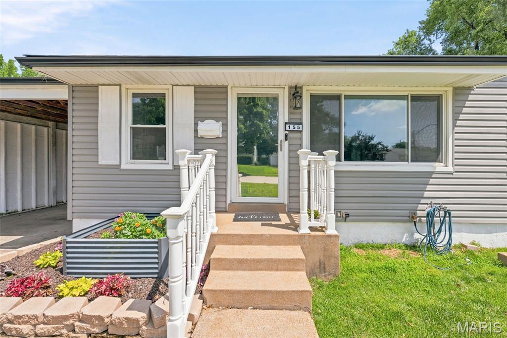 Exceptional ranch home featuring numerous recent updates and move-in-ready appeal. Notable improvements include vinyl siding, replacement windows, a newer roof, updated electrical, a replaced plumbing stack, and refreshed bathrooms, providing peace of mind for the next owner. The spacious main level offers luxury vinyl plank flooring throughout, fresh neutral paint, and a functional layout with a primary bedroom suite featuring a private half bath.
The updated kitchen is finished with granite countertops and offers plenty of workspace for everyday living. The partially finished lower level provides additional living space with flexibility for a recreation room, home office, or workout area. Outdoor amenities include a fully fenced backyard with a 6-foot vinyl privacy fence, ideal for entertaining, pets, or outdoor activities. Conveniently located just minutes from major highways, shopping, restaurants, and historic Old Town Florissant, this home offers easy access to everyday conveniences while maintaining a neighborhood setting.  The home has already passed the Florissant occupancy inspection, making the buying process even easier. Schedule your showing today and see everything this well-maintained home has to offer.