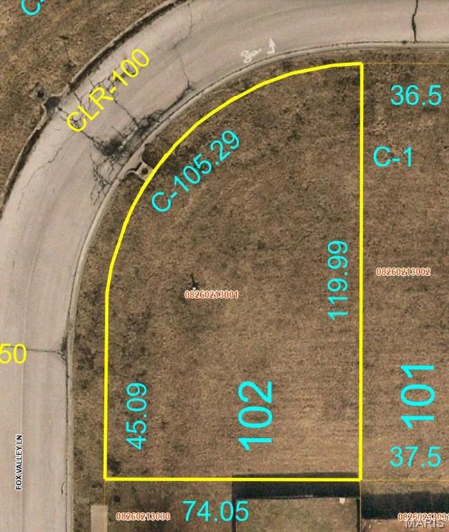 Mostly level duplex lot within the Fox Valley Subdivision of Belleville, IL are ready for the builder of your choosing!  Any duplex built will need to comply with a 1,200 SF minimum requirement per side.  All public utilities are available on each lot however, no tap on fees have been paid by the current owner.