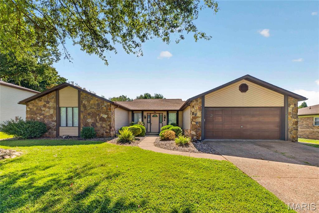 Welcome to 10 El Cerrito Dr a beautifully updated ranch offering style, space, and peace of mind! This 3-bedroom, 2-full-bath home has been thoughtfully updated with an extensive list of improvements and features a spacious, open-concept layout designed for comfortable everyday living and entertaining. Large living room seamlessly connects to the kitchen and dining area, creating an inviting central gathering space. A unique open shelving wall separates the living room from the kitchen/dining area while maintaining the open feel perfect for displaying décor, plants, books, or adding your own personal pop of style. The beautifully updated kitchen features brand-new real wood soft-close shaker cabinets, new quartz countertops, new luxury vinyl flooring, new sink, all-new kitchen plumbing, new electric oven/range hood, and new microwave all stainless steel appliances. The laundry room has also been upgraded with new real wood soft-close cabinets, providing excellent storage and functionality. The primary bedroom offers its own private full bathroom, creating a comfortable primary suite. A convenient makeup vanity area adds a touch of luxury and functionality, while the space could also easily be used as a laundry hamper nook, additional storage, or a personalized dressing area. Large walk-in closets throughout the home provide plenty of storage.

Major updates include a water 2018 HVAC system, July 2023 roof, and new sewer connection plumbing to the city line, offering added peace of mind for the next homeowner. A wood-burning fireplace adds warmth and character to the spacious living area.
Additional highlights include security system,  2-car attached garage and an enclosed porch/patio, creating an additional versatile space for relaxing, entertaining, enjoying your morning coffee, or extending your living space throughout the seasons.

Passed city Occupancy and move in ready!
Close to SWIC, Scott Air Force Base & shopping. Come see all this beautifully refreshed ranch has to offer!