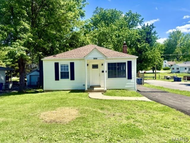 Beautifully updated home in the highly sought-after Pattonville School District with over 1300 square feet! This move-in ready property features an open floor plan with brand new LVP flooring throughout the main living areas, fresh paint, updated lighting throughout and new carpet in the bedrooms. The spacious add-on provides incredible flexibility and can be used as a large primary bedroom, bonus room, media room, etc! The updated bathroom adds modern appeal, while the basement offers additional storage and includes a dedicated workshop area. Outside you'll enjoy the fenced backyard complete with a storage shed. Conveniently located near shopping, dining, parks, and major highways, this home combines space, updates, and functionality in one great package!