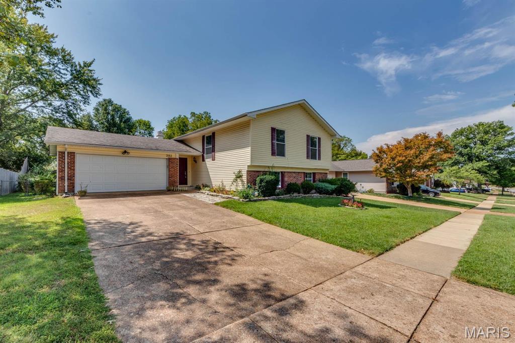 Over 2300 sq ft of updated living space. The entry foyer leads up to the living & dining room which offers infinite adaptability to any decor or lifestyle. Sliding doors open on to 25 x12 composite deck with a retractable awning. It overlooks a private fenced yard backing to common ground. The kitchen offers 42-inch wood cabinetry, newer stainless-steel appliances (refrigerator, gas range, microwave, dishwasher & microwave), pantry and a wrap- around breakfast bar. The primary bedroom has a walk-in closet and a full bath. Two additional bedrooms and a full bath complete this floor. The walk-out lower-level family room is perfect for entertaining. It offers a wood burning fireplace and built in bookshelves. There is additional bedroom, an office, a bonus area and a full bath. The utility room has a full-size washer & dryer and laundry sink. Newer HVAC, ceiling fans in all the bedrooms. Convenient to shopping and schools. Landlord prefers credit score of 700 or above with an income of three times the rent. One small or medium pet is allowed with $250 nonrefundable pet fee.