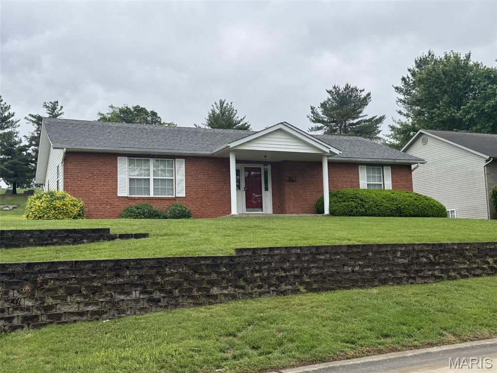 This is a 3 BR, 2 Bath ranch home on a corner lot with 2 car side entry garage. There is a huge family room as you enter with a vaulted ceiling & laminate floors that extend into bedroom 3.  Down the hall you will find 2 more bedrooms both with large closets, a full bath & master bath.  The kitchen has oak cabinets and white appliances (stainless frig belongs to current tenant). Large laundry room on the main level as well.  There is also a full unfinished basement. The rent is $1800 month Tenant pays all utilities and lawn maintenance. $1900 deposit and a $500 per pet deposit for any approved pet.