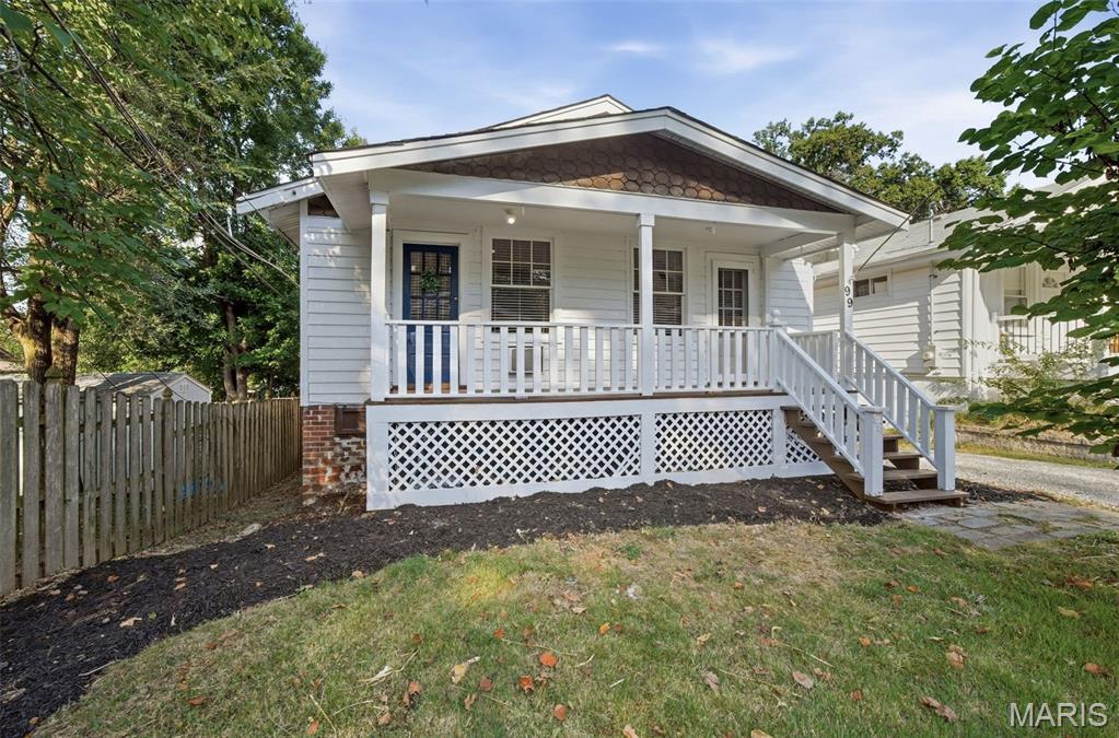 Welcome to 99 Sandau Ave. in Shrewsbury! This former duplex has been thoughtfully converted into a spacious three-bedroom, two-full-bath home ready for its next owner. The home features hardwood floors and fresh paint throughout the interior and exterior. Enjoy the welcoming front deck, a rear deck overlooking the large, level backyard, and plenty of outdoor space with great potential. The clean basement offers abundant room for storage. Conveniently located in the heart of Shrewsbury and within the Webster Groves School District, this home offers a great combination of space, location, and versatility. A true must-see! Call a professional real estate agent directly to set up an appointment today!