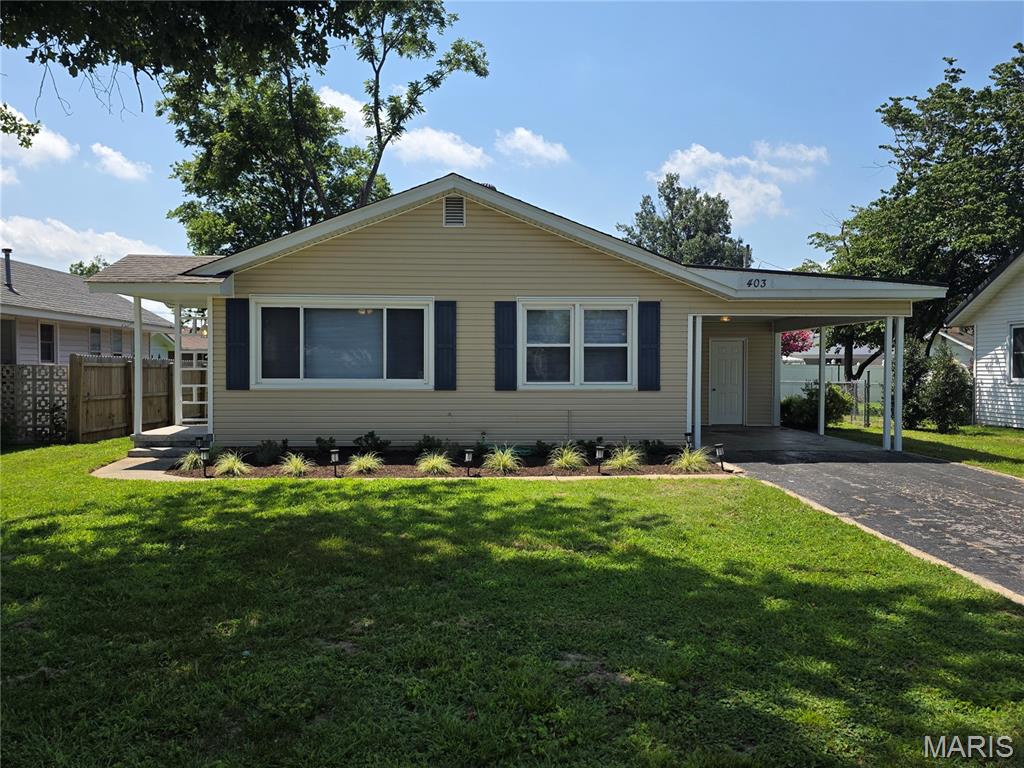 Completely remodeled with the right price in the right location.  Let’s start with the kitchen.  The Whirlpool appliances are all new and have factory warranty, along with new cabinets and counter tops.  The flooring throughout the house is new, along with interior doors and a new front door.  The entire house has a fresh coat of paint.  The bathroom was remodeled with a new tub and vanity in 2023 and the roof, windows, heat and air, and siding were replaced in 2015.  The privacy fence is new as well.