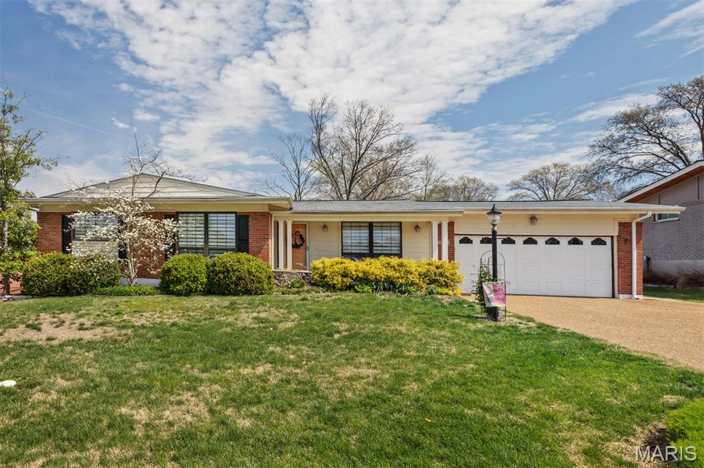 Welcome home to this fabulous ranch in sought after Crestwood's Providence Park within AAA rated Lindbergh School District.   Great floor plan with big windows letting the natural light shine in.  You'll find the spacious living room just off entry foyer, cross foyer to nice size dining room and main floor family room making a great space for entertaining.   The kitchen is well equipped with white cabinets, quartz countertops and stainless steel appliances.  There are 3 nice size bedrooms and 2 full updated baths that complete the main level. Need room to grow, you got it. The basement is finished complete with an updated full bath, a huge rec room, 2 sleeping areas, laundry room still leaving loads of storage space. Please note there is an egress window in the laundry area.  A lush yard with patio and attached 2 car garage complete this package.