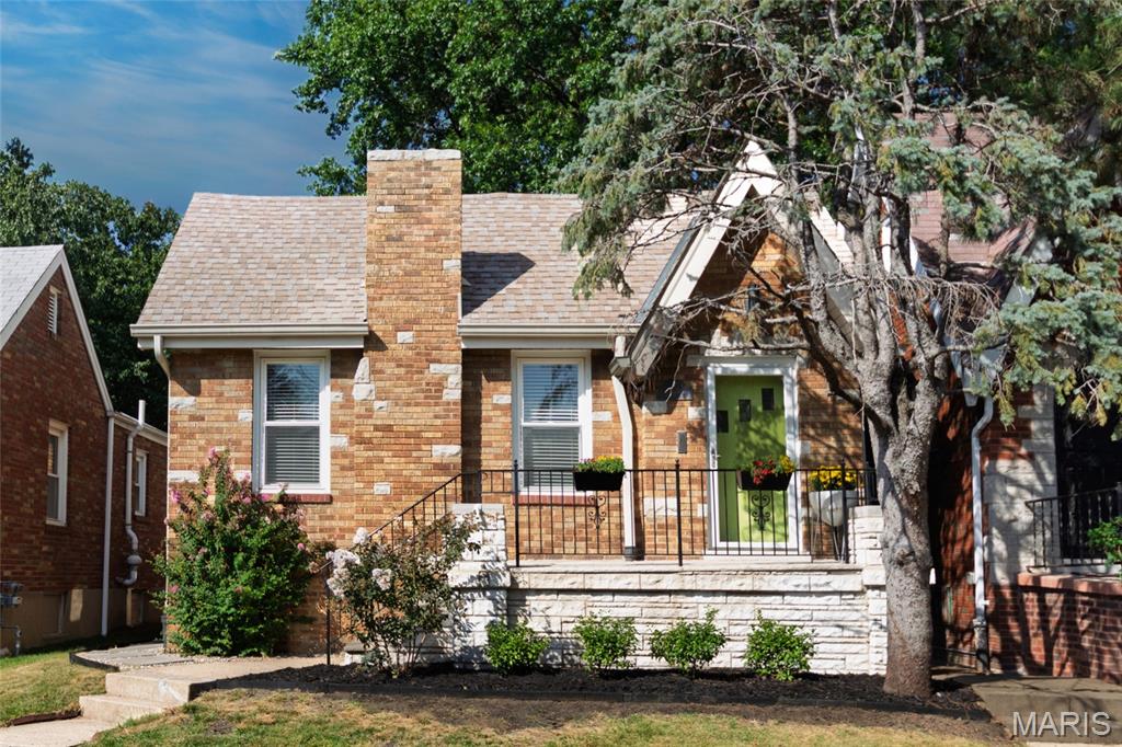 A beautiful "Gingerbread" bungalow offering exceptional craftsmanship and undeniable curb appeal. Wonderfully maintained and freshly painted throughout, this home seamlessly blends classic character with modern updates, including energy-efficient double-pane windows.

Step inside to a spacious living room featuring refinished hardwood floors, beautiful stained glass windows, and a classic decorative fireplace. Abundant natural light fills the space, creating a warm, inviting atmosphere ideal for quiet evenings after a long days work. The layout flows effortlessly into a large formal dining room and a central hallway connecting two comfortable bedrooms a full bath, kitchen and four-seasons room.

The charming kitchen offers generous counter space, classic cabinetry, a dishwasher, refrigerator, and a brand-new electric stove. Just off the kitchen sits a bright four-season room—a versatile space perfect for a home office, sunroom, or reading nook. Downstairs, the full basement provides ample storage alongside a dedicated laundry area complete with washer and dryer.

Step outside onto the oversized deck, ideal for outdoor dining, overlooking a fully privacy-fenced, low-maintenance backyard and a spacious two-car garage. Situated in one of South City’s most sought-after neighborhoods, you are just minutes from the parks, local eateries, coffee shops, and vibrant hot spots along the Macklind Mile District.

Passed city occupancy inspection and completely turn-key—schedule your private tour today!