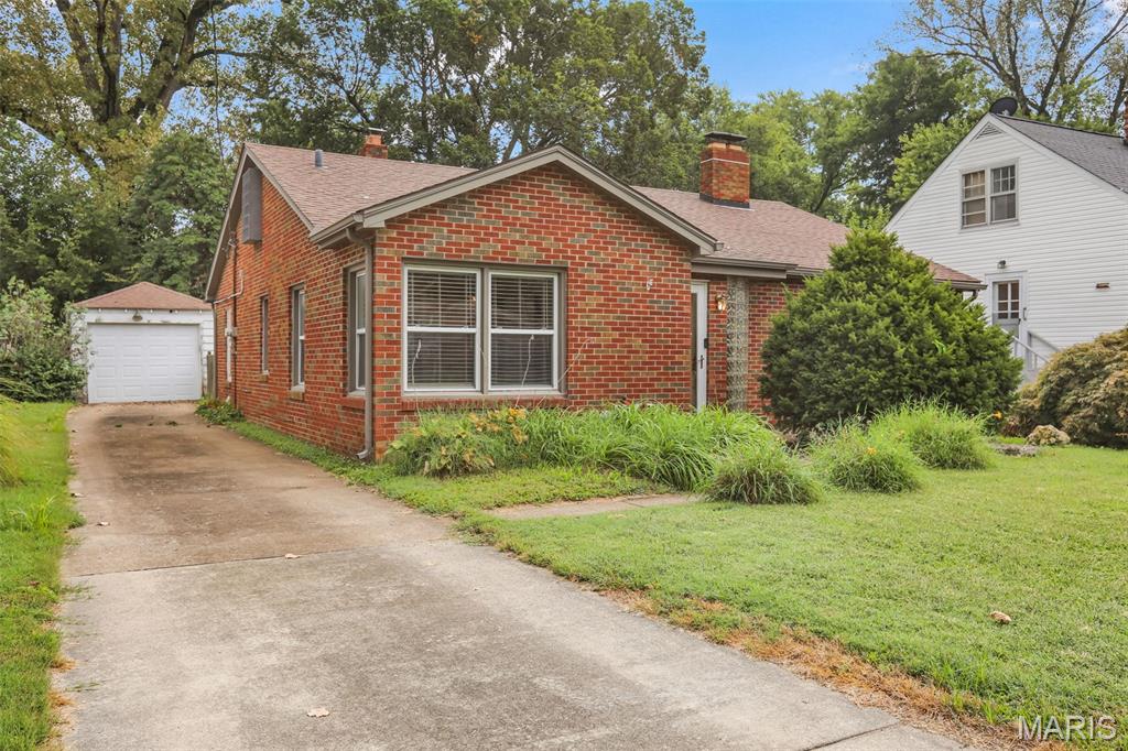 Adorable all brick home offering easy, one-level living in a well-maintained Collinsville neighborhood! This charming home features a welcoming layout with 2 nice sized bedrooms, full bathroom, a functional kitchen with appliances included, & laundry/storage room. Step outside to enjoy the fully fenced back yard - perfect for pets, entertaining, gardening, or simply relaxing outdoors. A detached garage provides additional parking and storage. Centrally located in Collinsville w/convenient access to shopping, dining, schools, and major roadways. You don't want to miss this one! Being sold As-Is, seller's disclosure available for review.