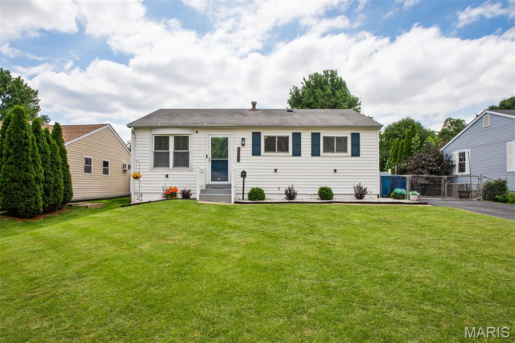 Welcome home to 12093 Sunnycrest Place! This meticulously maintained and adorable ranch-style home is nestled in a charming subdivision within the highly rated Pattonville School District. From the moment you walk in, you’ll appreciate the fresh paint, warm natural light, and inviting atmosphere that make this home truly move-in ready.

The updated kitchen features beautiful quartz countertops installed in 2024, along with a dishwasher and refrigerator that are both included for the new owner’s convenience. Offering 3 comfortable bedrooms and 1 full bath, this home is perfect for first-time buyers, downsizers, or anyone looking for easy one-level living.

Step outside and enjoy the outdoor patio — the perfect space for entertaining family and friends, summer barbecues, or relaxing evenings at home. The large, level fenced backyard offers plenty of room for pets, play, gardening, or simply enjoying your own private outdoor retreat. An irrigation lawn system installed in 2024 helps keep the yard looking lush and green all season long.

Major updates provide peace of mind, including a new HVAC system replaced in 2025. Cute, clean, and lovingly cared for, this home is ready for its next chapter