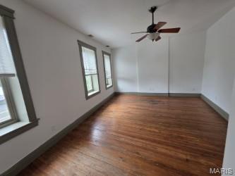 Welcome home to this beautifully updated 2-bedroom apartment in the highly sought-after Benton Park neighborhood! This bright and inviting residence features an open-concept floor plan that seamlessly connects the living, dining, and kitchen areas, creating the perfect space for both relaxing and entertaining. Rich hardwood floors flow throughout the home, while fresh paint gives the entire space a clean, modern feel. Lots of closet space for storage. 

Step outside onto your balcony and enjoy your morning coffee or unwind after a long day. Convenient off-street parking is available in the rear parking lot, providing added comfort and ease. Located at 3008 S. Jefferson, you'll enjoy easy access to Benton Park's popular restaurants, coffee shops, parks, and entertainment, with downtown St. Louis just minutes away. Don't miss this opportunity to live in one of the city's most desirable historic neighborhoods!