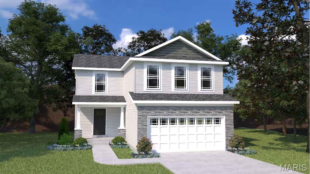 Enjoy the country life just outside of Wentzville. Sycamore model features 3 bedrooms, 2 1/2 baths, convenient 2nd floor laundry, & walk in closets in ALL bedrooms. 4 bedroom option available -- Impressive list of INCLUDED features with our Signature Series Bonus Package: GRANITE kitchen counters, full sod yard with professional landscaping, 10 yr foundation leakage warranty, architectural shingles, vault in Master Bedroom, laminate flooring in entryway, upgraded hardware pkg, stainless steel appliances (including built in microwave, dishwasher & smooth top range), Pestshield system, tilt in windows, adult height vanity & deluxe shower w/ seat in Master Bath, enclosed soffit/fascia, soft close cabinets with glazing, 50 gallon water heater, upgraded insulation & so much more. SALES OFFICE @  Majestic Lakes open by appointment only. USDA financing area. Pick your lot, colors, hardware & lighting etc! Fantastic location! Photos are of a previously built home