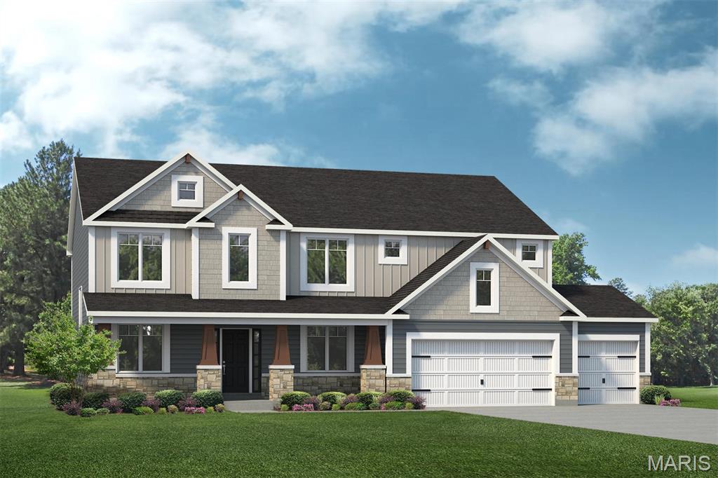Rare custom build opportunity in the heart of Ballwin! Situated on a nearly half-acre homesite on a quiet dead-end street just off Manchester Road, this property offers the perfect combination of privacy and convenience. Existing home to be removed, creating a blank canvas for your dream home with Lombardo Homes.

The Forest "G" is a 2-story home offering 2,968 square feet of living space with 4 bedrooms, 3.5 bathrooms, and a 3-car garage. Off the foyer, a study and dining room provide flexible spaces for work, entertaining, or everyday living. The main level features a spacious two-story great room that opens to the kitchen and nook. The kitchen offers an expansive layout with a large walk-in pantry, making it a central gathering space. A family entry with a walk-in closet off the garage helps keep everyday items organized. Upstairs, the private primary suite includes a full bath and large walk-in closet. Three additional bedrooms with walk-in closets, a full bathroom, and a conveniently located laundry room complete the upper level.
At Lombardo Homes, every home is built around you. Enjoy a personalized design experience with endless opportunities to customize finishes, layouts, and features to fit your vision.

Located within the highly sought-after Rockwood School District and just minutes from shopping, dining, parks, and major commuter routes.

There is still time to customize this home before we dig!