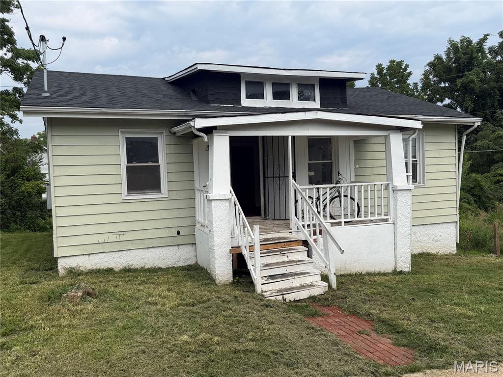 This charming 3-bedroom, 1-bath ranch-style home offers a wonderful opportunity for a buyer looking for a place to call home or an investor seeking to add a solid property to their rental portfolio. The inviting covered front porch welcomes you into the home, while the spacious eat-in kitchen provides a comfortable area for everyday living and entertaining. Additional features include a newer roof, some newer windows, and a full basement offering ample storage space. The basement also includes newer PEX water lines and PVC plumbing, along with an updated furnace and electrical panel. The property is being offered as-is, presenting an opportunity for the next owner to make it their own and add value over time.