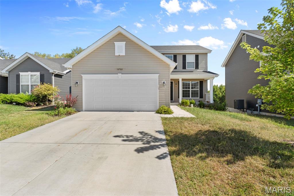 Welcome to 16760 Riverstone Drive, a beautifully maintained 2-year-old modern home located in the desirable Riverstone subdivision. This stylish 3-bedroom, 2.5-bath property offers a clean, contemporary feel with thoughtful finishes throughout.

The main level features sleek laminate flooring, accent-wall design, a large dining area, and modern cabinetry paired with stainless steel appliances. The layout provides an open, comfortable flow perfect for everyday living and entertaining.

Upstairs, enjoy the convenience of a second-floor laundry room, spacious bedrooms, and a well-appointed primary suite complete with a double vanity and modern touches. Every space feels fresh, functional, and move-in ready.

Located in a growing subdivision, this home offers the comfort of a recently built property that has been lightly lived in and well cared for.