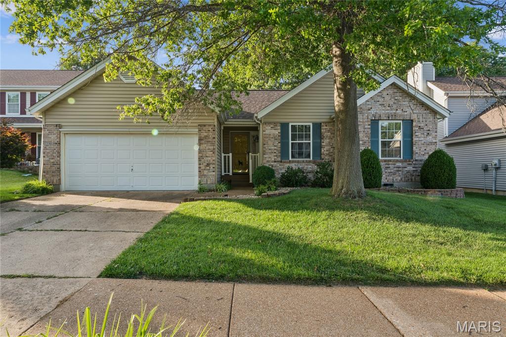 Charming Wildwood ranch home tucked away in a quaint, walkable neighborhood with tree lined streets and tons of amenities.  This home features 3BR, 2 full baths PLUS a bonus room on the main floor which could be used as an extra sleeping space or office.  With a little TLC, it’s move in ready and provides a blank canvas to customize and create the home you've always dreamed of.  Brand new roof and skylights provide peace of mind and were installed 6/2026.  In addition to the new skylights, the light filled great room features a gas fireplace, vaulted ceiling and gleaming hardwood floors.  In the kitchen you will find ceramic tile flooring, ample cabinetry and pantry, SS electric range and BOSCH dishwasher.  Entry into the kitchen from the garage, makes it super convenient for bringing in groceries.  Just off the kitchen is an open concept dining area separated by a breakfast bar which adds additional seating and features bay windows and more beautiful hardwood floors.  Another bonus is the main floor hall laundry which is close to the bedrooms, making laundry day a breeze!
The primary bedroom features neutral carpeting, a walk-in closet, ensuite bath complete with tile flooring, a soaker tub, bidet toilet and walk in, tile shower.  A guest hall, full bath (tub/shower combo) and two more ample sized bedrooms round out the main level.  The screened in porch provides a lovely space for outdoor entertaining and opens to a spacious, fully fenced back yard.  There is also an irrigation system so you can keep your grass green all summer!  Enjoy summers at your choice of two neighborhood pools,  a playground and tennis courts all within walking distance.  Also within walking distance to Wildwood Town Center, concerts, restaurants, shopping, farmer’s market, and a movie theater.  Finished LL adds more potential to personalize, add additional living space and instant equity.  Welcome home!