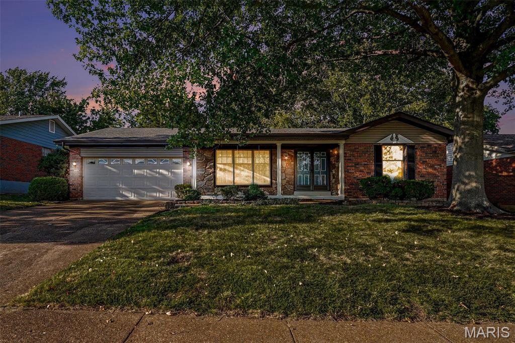 **Welcome to 9311 Cinnabar Dr **

Pride of ownership shines throughout this well-maintained ranch home from a long-time owner. The main level offers a comfortable, flexible layout with formal living and dining rooms, 3 bedrooms and a comfortable kitchen.  The true heart of the home is the inviting hearth room, showcasing gorgeous wood-paneled walls, a cozy gas fireplace, and warm wood floors. Just a perfect space to unwind.

Step outside to a relaxing composite deck with pergola, overlooking a private, flat, and fully fenced backyard that is ideal for entertaining or quiet evenings at home. If rocking on the front porch is more your speed, this one provides wonderful space for just that and the neighbors are amazing. 

Three bedrooms include a primary suite with a full ensuite bath and another full bathroom with beautiful blue floral tile.  The finished basement expands your living space with a half bath, bar, dedicated workshop, laundry, and ample storage. This home offers room for hobbies, entertaining, and everything in between. The basement is set up perfect to add a shower to the bathroom and an egress window for an additional bedroom. 

Roof is less than 5 years old so insurance coverage won't be an issue.  Complete with an attached 2-car garage, this move-in-ready home is a rare find in the Lindbergh school district. Bring your decorating ideas and make this one your HOME!!!