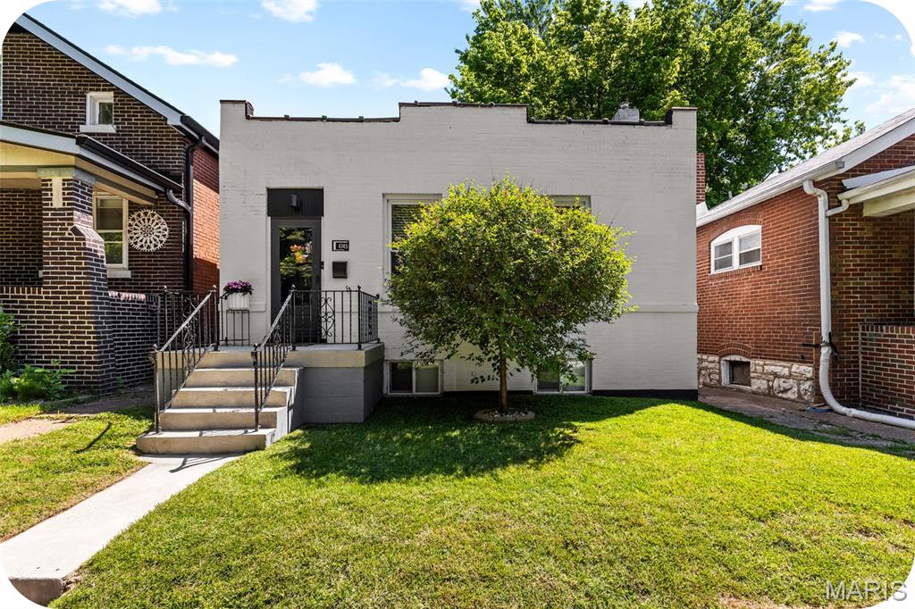 Welcome home to 4745 Rosa! You will be charmed by this stylish, well-maintained home perfect for a first-time home buyer or someone looking to downsize. The house is located on a quiet one-way street in the popular Princeton Heights neighborhood walking distance to great food, shopping and Christy Park. You will love the hardwood floors, exposed brick wall in the living room, French doors and updated kitchen and bath. Both bedrooms are spacious and bright with hardwood floors. The eat in kitchen was renovated in 2017 with new 42-inch cabinets offering plenty of storage and stainless-steel appliances. The fully fenced backyard is perfect for your furry friends and includes a parking pad for off street parking. All systems have been well maintained and are in good working order. Roof is 6 years old, water heater replaced in 2024, gutter and guards replaced in 2025, tuck pointing maintenance in 2026. So much to love about this great little home!  It won't last long!