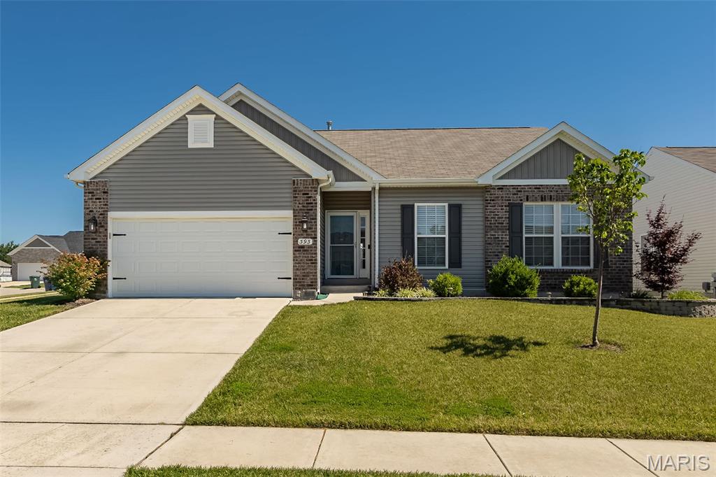 Welcome home to this inviting ranch tucked away on a corner lot in a quiet cul-de-sac! This spacious 4-bedroom, 3-bath home offers comfort, character, and great functional living throughout.
Step inside to a bright and welcoming main level featuring updated lighting, main floor laundry, and a cozy wood-burning fireplace that anchors the living space. The primary suite is a true retreat with a recessed ceiling and a private bath complete with a separate soaking tub and shower.

Downstairs, the finished basement expands your living options with an additional bedroom and full bath—perfect for guests or a private hangout space—plus a fun hidden bookshelf storage feature under the stairs.

Enjoy outdoor living on the large deck overlooking a fenced-in yard, ideal for entertaining, pets, or relaxing evenings at home. Additional highlights include an extended 2-car garage with extra storage space and a built-in sprinkler system to keep the exterior looking its best.Move-in ready with space, personality, and plenty of extras—this one checks all the boxes!