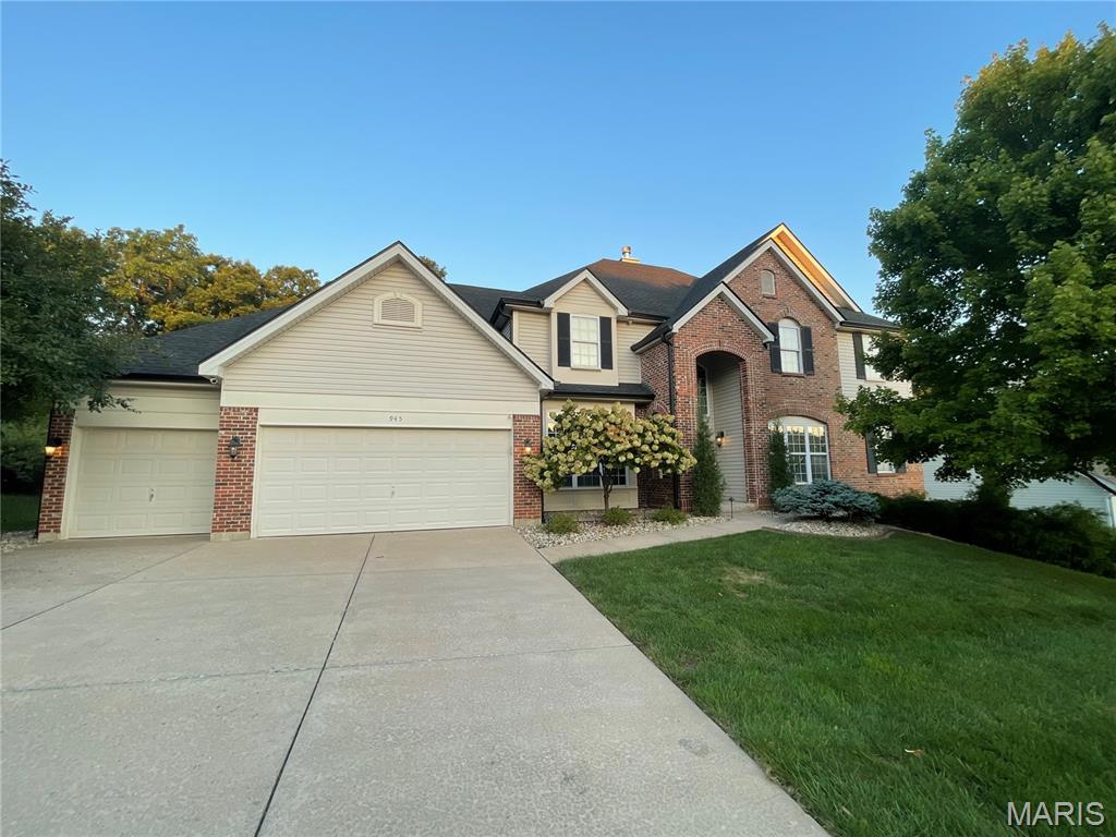 Beautifully upgraded 1 1/2 story home located in the outstanding Legends Golf Community and Rockwood School District, offering exceptional craftsmanship, modern amenities, and extensive recent improvements. The large gourmet kitchen is the place for the family to gather.  It features extensive granite countertops, a Thermador natural gas cooktop, double oven with warming oven, custom cabinets, and large breakfast area.  The hearth room includes a TV with Sonos surround sound and an upgraded natural gas fireplace.  A stunning high ceiling great room showcases custom stonework on the natural gas fireplace, built-in cabinets, and an upgraded wet bar with granite countertops, custom cabinetry, as well as a wine and beverage refrigerator (2026).  



The primary suite is located on the main floor and offers an upgraded bathroom with Travertine tile, extra-large shower, soaking tub, double sinks with granite countertops, plus upgraded closets.  The second floor features 4 bedrooms with 2 en-suite full baths and one shared full bath.  The finished lower level includes a large bar area, custom cabinetry, a large wine cellar, full bath and space for a rec room or in-home gym.  Outdoor living includes a beautifully wooded backyard with a large concrete patio (2025), large natural gas outdoor fireplace (2025), and a maintenance-free deck (2025). 



Newly refinished hardwood floors and custom carpet run throughout the home.  Other significant structural upgrades include a new architectural roof and large-capacity gutters (2024). Additional features include a Tesla electric car charger, home security system with Nest/Google cameras, and upgraded Wi-Fi system with Eros boosters and routers.



This home is move-in ready and extensively updated for modern comfort and luxury.