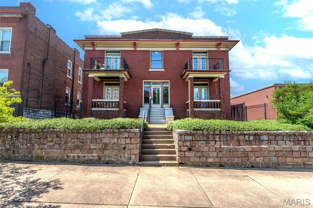 A rare opportunity to acquire a fully occupied four-family investment property in the heart of St. Louis' highly sought-after Shaw neighborhood. Thoughtfully maintained and carefully stewarded, 3916–18 Flad consists of four one-bedroom residences, each equipped with its own dedicated laundry, creating a highly desirable living experience that supports strong tenant retention and long-term stability. Residents enjoy access to expansive shared grounds that serve as a true extension of the living environment. Shared with neighboring 3912–14 Flad Avenue, the fully fenced outdoor setting features generous green space and a charming gazebo, offering a unique amenity seldom found among urban multifamily properties. A three-car garage located directly behind the building provides additional convenience, tenant appeal, and potential income opportunities. Fully occupied and income-producing, the property is offered in conjunction with separately listed 3912–14 Flad Avenue, a neighboring three-unit building featuring a two-story townhome and two additional one-bedroom residences. Together, the two properties present a compelling opportunity to acquire a seven-unit portfolio distinguished by strong occupancy, attractive amenities, and pride of ownership throughout. With immediate cash flow, established rental demand, and meaningful long-term upside, 3916–18 Flad represents the type of multifamily asset that rarely becomes available in one of St. Louis' most enduring and desirable neighborhoods.