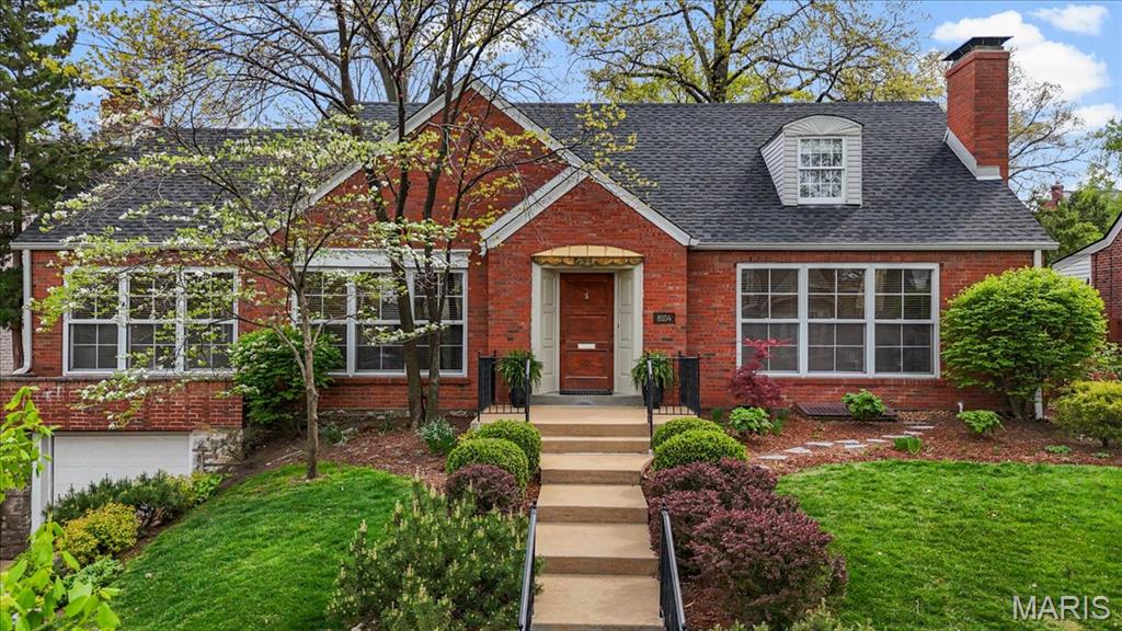 Stretch out in this Clayton Gardens gem on a rare oversized lot! The main floor features light-filled living and dining rooms highlighted by large picture windows, along with a beautifully updated chef’s kitchen complete with double ovens, a spacious center island, and a stylish coffee bar. The kitchen opens seamlessly to a comfortable living area and an additional dining space—perfect for everyday living and entertaining. The main floor primary suite offers a custom built-in closet system and a private ensuite bath. A versatile bonus room—ideal as a home office or guest space—along with a convenient half bath, completes the first level. Upstairs, you’ll find two generously sized bedrooms connected by a Jack-and-Jill bath with double sinks, as well as an impressive closet area with built-ins. The finished lower level provides flexible recreation space, a third full bathroom, and ample storage. Just off the two car garage entry, a thoughtfully designed built-in organization system adds everyday convenience. Step outside to enjoy the beautifully landscaped backyard (one of only a handful of 1.5x wide lots in the neighborhood) and inviting deck—perfect for relaxing or entertaining—truly the icing on the cake. Terrific location within close proximity to restaurants, shopping and parks! New roof in 2026, nearly 3600 total square feet, all in the award winning Clayton school district - the bus to Meramec Elementary stops right in front of the house!