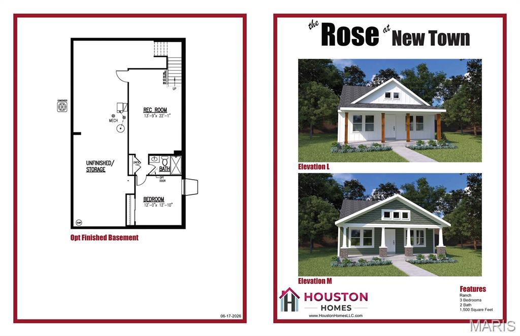This impressive ranch plan offers an inviting blend of open-concept living and comfortable private spaces. The spacious Great Room flows seamlessly into the Café and Kitchen, creating an ideal gathering space for everyday living and entertaining. The stunning Kitchen features a large center island, ample cabinetry, and a convenient walk-in pantry. The Owner’s Suite is privately positioned at the rear of the home and features a generous bedroom, expansive walk-in closet, and ensuite bath. Two additional bedrooms are located on the opposite side of the home, each offering comfortable living space and easy access to a secondary full bath. A conveniently located powder room serves the main living areas. Additional highlights include a dedicated main floor laundry room and a welcoming covered front porch. With its thoughtful layout, open living spaces, and private bedroom arrangement, this plan is designed to provide both functionality and comfort for modern living. Located within The New Town at St. Charles, you'll enjoy a welcoming neighborhood atmosphere with beautifully maintained common areas, parks, lakes, walking trails, and community amenities, all while being just minutes from historic downtown St. Charles, shopping, dining, and entertainment.