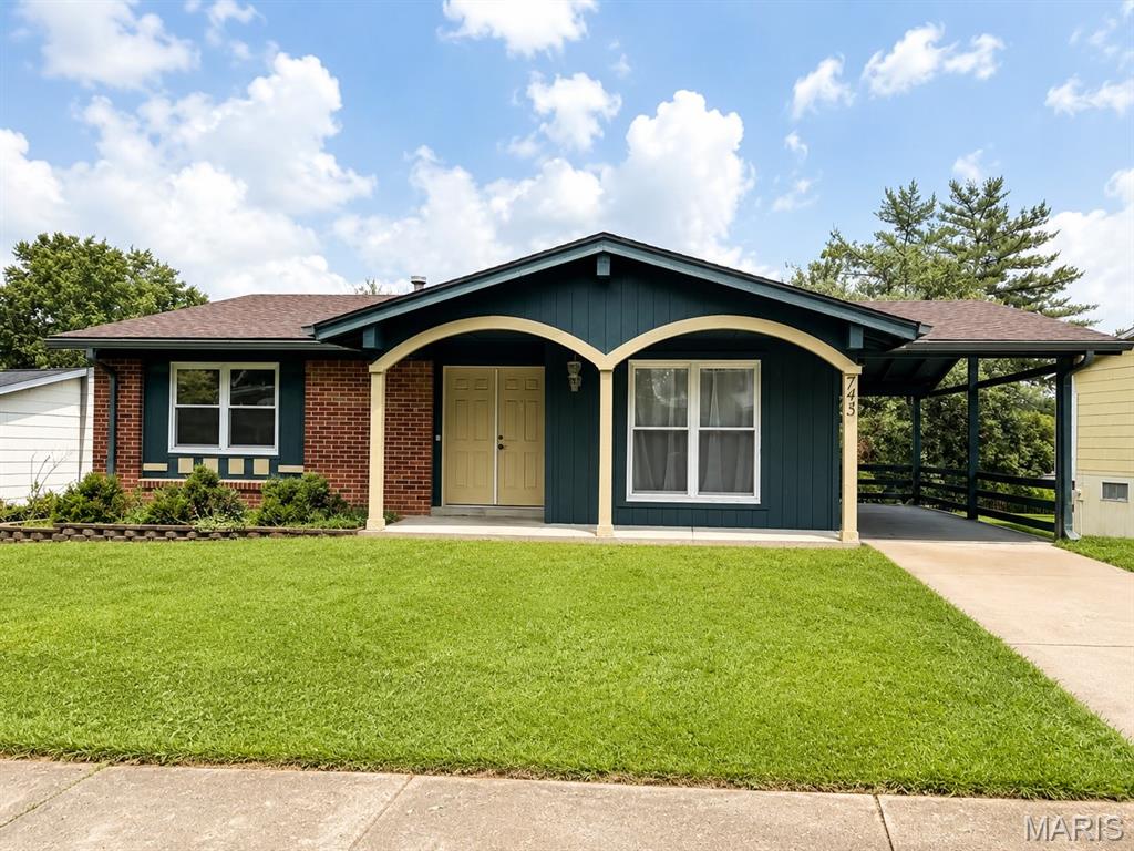 Beautifully updated 3-bedroom, 2-bath ranch offering convenient one-level living in a quiet, established neighborhood. This move-in ready home features no carpet throughout, with luxury vinyl plank flooring installed in 2024, an updated kitchen, and a beautifully renovated hall bathroom. Newer double-pane vinyl windows provide excellent energy efficiency and abundant natural light. The spacious walk-out basement offers endless possibilities, including a large open area, a private office, a storage room, and a utility room. Whether you're looking for additional living space, a home office, gym, or recreation room, the basement can be easily finished to fit your needs. Conveniently located near shopping, restaurants, parks, schools, and major highways, this home is ideal for owner-occupants and investors alike. With its functional floor plan, modern updates, and excellent rental potential, it offers outstanding value. Priced below market for a quick sale—don't miss this opportunity!