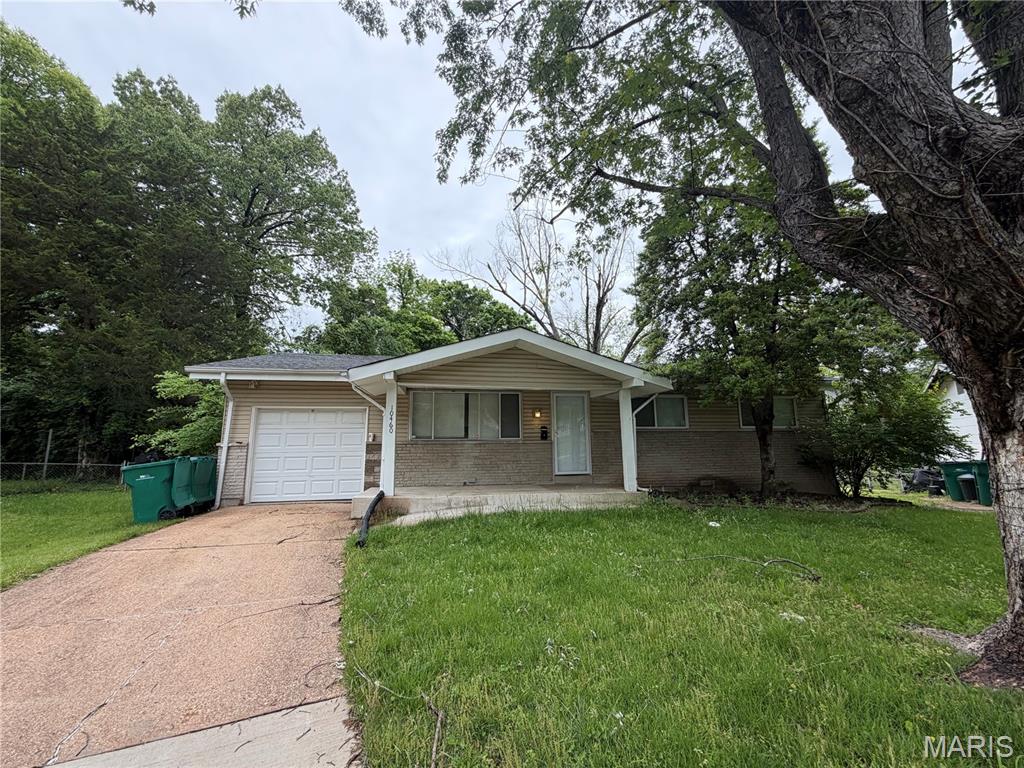 Charming Ranch Home in Quiet Cul-de-Sac

Welcome to this well located 3-bedroom, 2-bath ranch home tucked away on a cul-de-sac in an established St. Louis neighborhood. This property offers a comfortable and functional layout with spacious living areas, and an attached garage.
The home features a basement providing plenty of storage and future expansion potential. Situated on a nice lot with a private backyard, it offers space to relax, garden, or entertain outdoors.

Conveniently located near major highways, schools, and everyday amenities, this home offers both comfort and accessibility in a desirable setting.

Sold as-is.