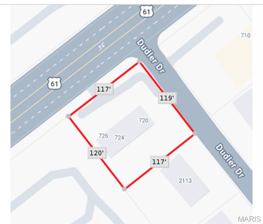 Excellent opportunity for a thriving business in Arnold right across the street from the Fox C6 Campus. 117 feet of road frontage on Jeffco Blvd that sits on a corner lot. Property is also listed for lease for $10,000/month.