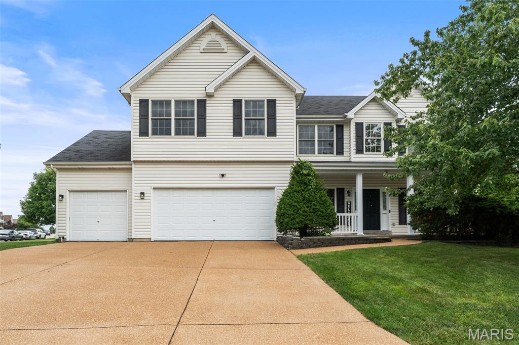 Welcome home to this spacious and beautifully maintained 4 bed, 2.5 bath home in the desirable Avondale Heights neighborhood! From the tall ceilings to the abundance of windows, this home is filled with natural light and has a bright, welcoming feel throughout.

The eat-in kitchen offers plenty of space to gather with a center island, breakfast nook, and an amazing walk-in pantry. Just off the kitchen is the large living room featuring a cozy fireplace, plus a formal dining room for all your entertaining needs! Main floor laundry is conveniently located just off the attached 3 car garage, making everyday life that much easier.

Upstairs, the primary suite is a true retreat with vaulted ceilings, his and hers closets, and a spacious bath featuring double vanities, soaking tub, and separate shower. Three additional generously sized bedrooms with ample closet space accompany the primary on the second floor.  A bonus rec room at the top of the open staircase gives you even more flexible living space for a playroom, office, or second family room.

And there’s still more room to grow! The unfinished basement is a blank canvas with endless potential for additional living space, a home gym, storage, or whatever fits your needs. The fully fenced backyard offers a patio for outdoor entertaining and a great corner-lot setting.

Located just minutes from the shopping, restaurants, and conveniences along Highway K with quick access to Highways 70 and 364. Great space, tons of storage, natural light everywhere, and a location that makes everyday life easy—this one checks a lot of boxes!