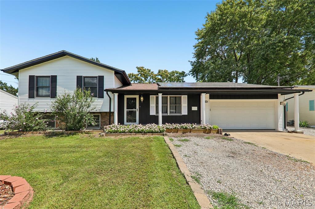 So Many Updates, So Much to Love! This beautifully updated 4 bedroom 3.5 bath tri-level home offers plenty of space, flexibility, and an impressive list of recent improvements inside and out! The main level features a spacious living room, extra-large dining room, kitchen with newer stainless steel appliances, convenient laundry area, and a primary bedroom with en suite. The upper level offers two additional bedrooms and a full bath. An additional 4th bedroom or home office has also been added to the lower level, providing even more versatility for today’s lifestyle and also includes a family room and bathroom. The current owners have made extensive improvements throughout the property, including new siding, fascia and soffit, and gutters, some new windows, updated light fixtures and ceiling fans, and fresh paint throughout the home. The driveway has also been extended to provide additional off-street parking. One of the newer furnaces is a heat pump, and the home’s solar panels help provide savings on monthly electric bills, adding another energy-conscious benefit. Outside, the fully fenced backyard offers plenty of room for kids and pets while also providing multiple areas for entertaining and relaxing. Gather with friends and family, enjoy the outdoor spaces, or unwind in the hot tub at the end of the day. With major exterior improvements, updated interior spaces, added parking, flexible living areas, and energy-saving features already in place, this home offers a lot to love. Move in and enjoy the updates from day one - call today to schedule your showing!