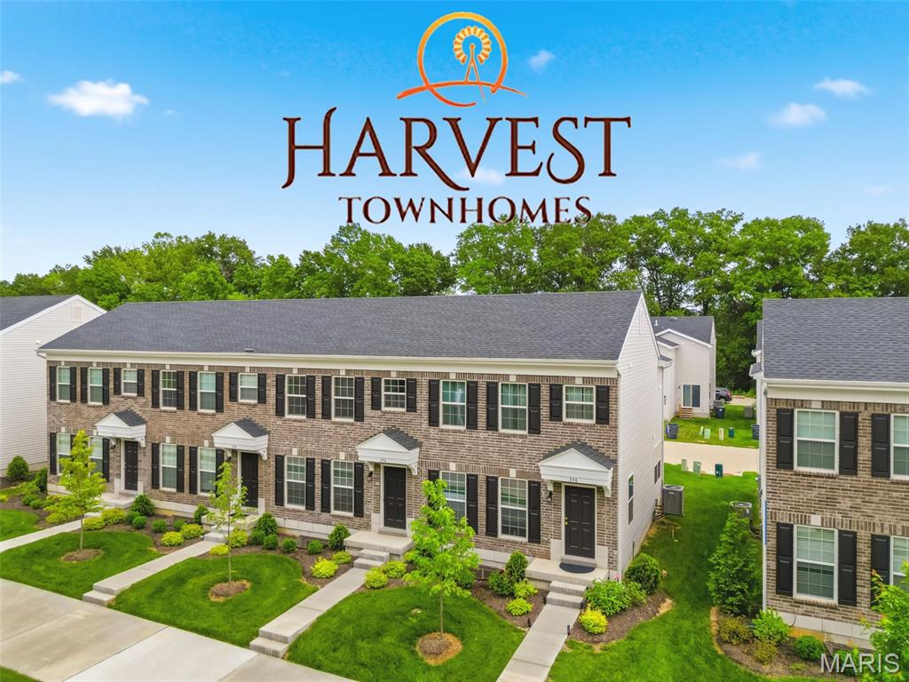 MOVE RIGHT IN AND START ENJOYING THE HARVEST LIFESTYLE TODAY!
Why wait months for construction when this upgraded Georgetown floor plan is ready now? Unlike many new construction opportunities, this home includes thousands of dollars in completed upgrades and appliances that are already installed and included in the price.
This beautifully maintained 2-bedroom, 2.5-bath townhome offers an open-concept design with luxury vinyl plank flooring, abundant natural light, and contemporary finishes throughout. The designer kitchen features Silestone countertops and backsplash, 42" cabinetry, stainless steel appliances, a breakfast bar, and a spacious dining area with full-length glass doors overlooking the community.
Upstairs, you'll find a private primary suite with a walk-in closet and ensuite bath, a spacious secondary bedroom, a full hall bath, and convenient second-floor laundry. Unlike many new homes, the Energy Star GE stackable washer and dryer are included, along with upgraded porcelain tile flooring in both bedrooms and baths.
Exterior maintenance, lawn care, and snow removal are handled for you, allowing more time to enjoy everything Harvest has to offer. Residents enjoy a unique 13-acre town square, walking trails, pickleball and bocce courts, community gardens, orchards, splash pads, playgrounds, food truck events, and numerous gathering spaces.
Conveniently located near Highways 364, I-64, and I-70 with easy access to shopping, dining, healthcare, golf, and recreation.
COMPARE THE VALUE: Immediate occupancy, included appliances, completed upgrades, and no construction delays. This is an exceptional opportunity to enjoy the Harvest lifestyle now while potentially spending less than a comparable new-build home with similar options.