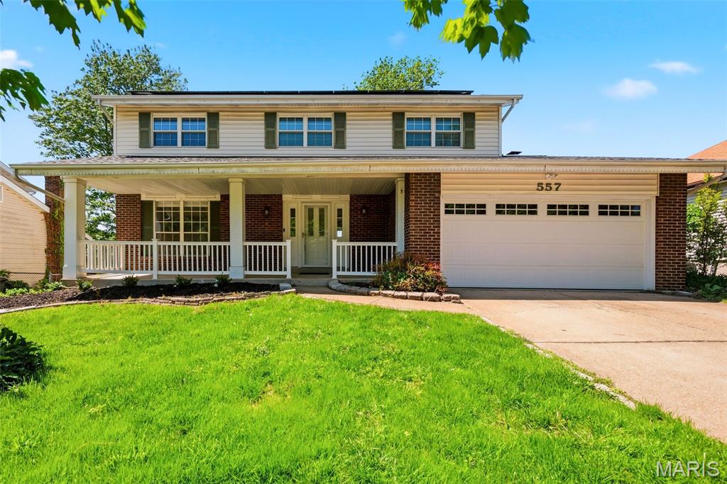 Welcome to this well-maintained 2-story home in Unincorporated St. Louis County (Fenton), offering space, updates, and functionality for today’s lifestyle. Featuring 4 bedrooms, 2.5 baths, and a finished walk-out basement, this home provides room to live, work, and entertain.
The main level offers a traditional yet flexible layout with a formal living and dining room combination, plus a spacious family room highlighted by a fireplace. The updated kitchen includes modern appliances, glass-front cabinetry, and an eat-in area that opens to the deck—ideal for everyday living. Upstairs, you’ll find four comfortable bedrooms including a primary suite, while the lower level expands your living space with a finished family/rec area and walk-out access to a covered patio.
Recent updates include fresh paint and new carpeting, making this home move-in ready. Additional features include a fenced backyard, outdoor storage building, Additional features include a fenced backyard, an outdoor storage shed, solar panels that reduce or completely eliminate your electricity bill, maintenance-free siding, and a 2-car garage
A well-rounded home offering space, updates, and outdoor living in a convenient Fenton location.