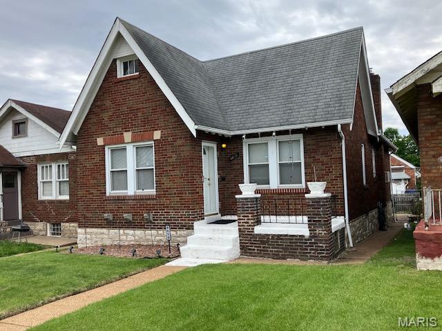Charming all-brick bungalow full of character and potential! This 1-story home offers over 1,000 sq ft of living space with a classic layout, full basement, and timeless curb appeal. Built in 1932, the home features solid construction, a welcoming front porch, and a clean, well-kept exterior that stands out on the block.

Situated on a manageable lot with a spacious backyard and private driveway access, this property is perfect for owner-occupants or investors looking to expand their portfolio. The full basement provides additional storage or finishing potential, adding even more value.

Conveniently located in North St. Louis City with easy access to major roads, schools, and local amenities. Whether you’re looking for an affordable home to make your own or a strong rental opportunity.

Being sold as-is—don’t miss your chance to own a solid brick home with great upside!