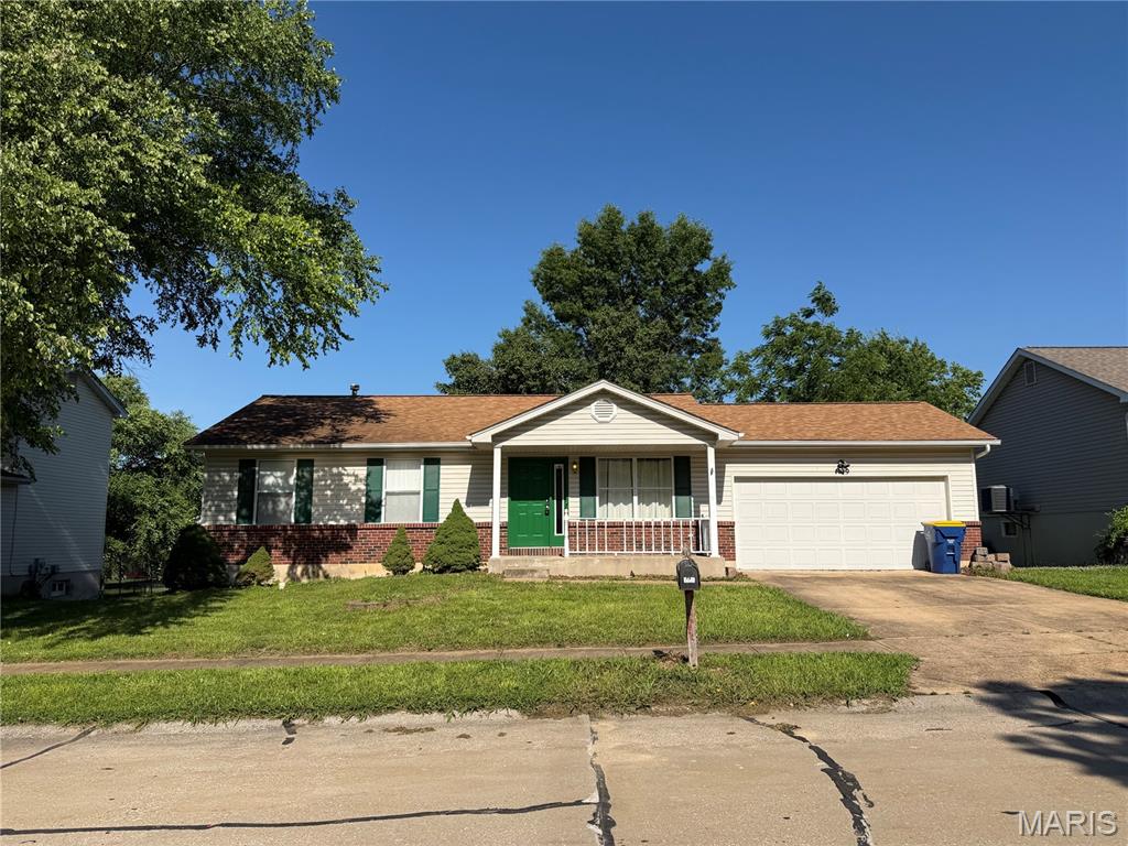 FESTUS RANCH!  Great opportunity for the right buyer to snatch up this partially updated ranch in Festus R-VI.  The home has had all of the flooring removed and most of the home has just been painted.  Just needs your finishing touches and some other TLC!  Very spacious bedrooms and a beautiful fully fenced back yard! Large deck too (needs some repairs).  Home is being sold "as is" and the buyers will have to get the occupancy inspection done after closing. This home is in such a great location and super area.  HURRY!