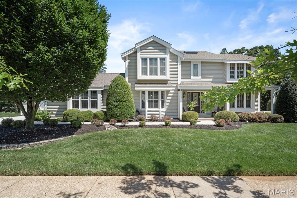 Located on a quiet cul-de-sac and picturesque neighborhood, perfect for morning walks and evening strolls, this beautifully maintained 4-bedroom, 4-bath home immediately stands apart. A perfect blend of luxury, comfort, and exceptional indoor-outdoor living. From the moment you arrive, the charming curb appeal and inviting presence make you feel right at home. Inside, the thoughtfully designed floor plan features a spacious formal dining room that flows seamlessly into the living room, perfect for hosting gatherings, holidays, and special occasions. The family room showcases soaring ceilings, abundant natural light, and gas fireplace, creating a warm yet dramatic centerpiece of the home. The adjoining updated kitchen is designed for both everyday living and entertaining, complete with granite countertops, stainless steel appliances, double ovens, custom white 42” cabinetry, and a bright breakfast area overlooking 475 sq ft deck, wooded backdrop and sparkling 20 x 40 salt water pool. A wet bar and butler’s pantry have additional cabinetry and counter space adding convenience and style, while a mud room area just off the kitchen offers an ideal additional pantry or organizational space. Upstairs, the 21 x 13 primary suite serves as a private retreat with a custom walk-in closet and beautifully updated spa-inspired bath featuring dual vanities, an oversized walk-in shower, and convenient second floor laundry. One secondary bedroom features luxury vinyl plank flooring and custom built-in closets, making it ideal for a nursery, bedroom, dressing room, or home office. Two additional bedrooms and a beautifully updated full bath complete the upper level. The finished lower level expands the living space even further with a large recreation/family room, full bath, second laundry room, dedicated workout space, and an optional sauna, creating your very own private wellness retreat. Outside, prepare to fall in love. The private wooded backyard oasis features a sparkling salt water pool, fenced yard, and multiple outdoor living spaces designed for relaxing summer days, unforgettable gatherings, or peaceful evenings under the stars. Whether entertaining guests or simply enjoying quiet moments at home, this outdoor setting is truly exceptional. Rarely does a home combine this much space, functionality, privacy, and resort-style living in such a beautiful setting. For the dog lovers there is an additional fenced in professionally install dog turf area by Extreme Green. And for those car enthusiasts, the 22 x 22 insulated garage just off the kitchen leads to another air conditioned and also insulated 27 x 23 garage adorned with can lighting, a jeep lift, 11 foot ceilings, crown molding and poxy flooring. Imagine the possibilities! The service door leads to a separate 168 sq ft covered patio, a perfect setting to relish some quiet time. Top ranking school district, wonderful restaurants and shopping just minutes away...enjoy all that Wildwood has to offer and more!