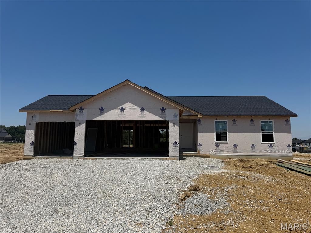 Under Construction: USDA No Money Down Territory! Sales Price is final price! Sitting on a level Corner lot this Bluffwood A Model Boasts 3Bed/2Bath Open Floor plan. Enter in the Foyer to the Great Room with Vaulted Ceilings W/Ceiling Fan. In the Kitchen you will find 42in Shaker Cabinets with Quartz Countertops, Pantry, Stainless Steel Appliances and Recessed Lighting. The Master Suite includes a Walk-In Closet, Ceiling Fan, Linen Closet & a Step-In Shower. Other Interior Upgrades include Upgraded Flooring, Tilt-in Windows, 2 Panel Doors with Black Hardware, Black finish Light Fixtures & Black Plumbing Fixtures. Full Basement W/ Egress Window, Sump-Pump, and Rough-In Bath. The Exterior includes full 3 Car Garage, Architectural Shingles, Maintenance-Free Vinyl Siding, Board and Baton Front with shake siding accent, Sill High Stone, Sodded Front yard & a Patio Included. To be completed at the end of July.